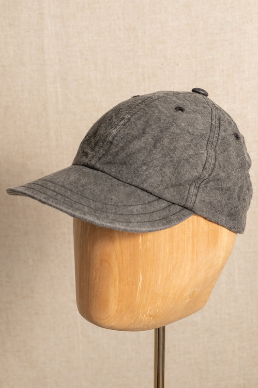 6-Panel Natural Dyed Canvas - Sumi Black