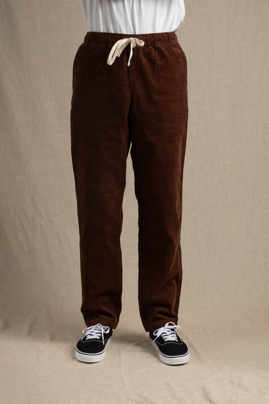 Active lazy Pants 8 Wale Corduroy - Brown