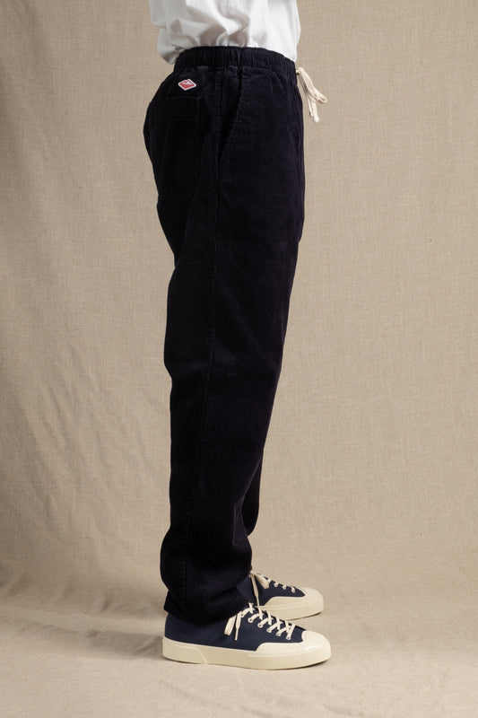 Active lazy Pants 8 Wale Corduroy - Navy