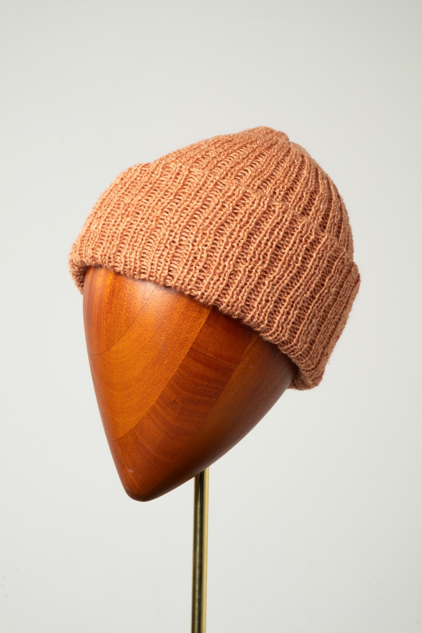 Beanie Wool/Silk - Terracotta