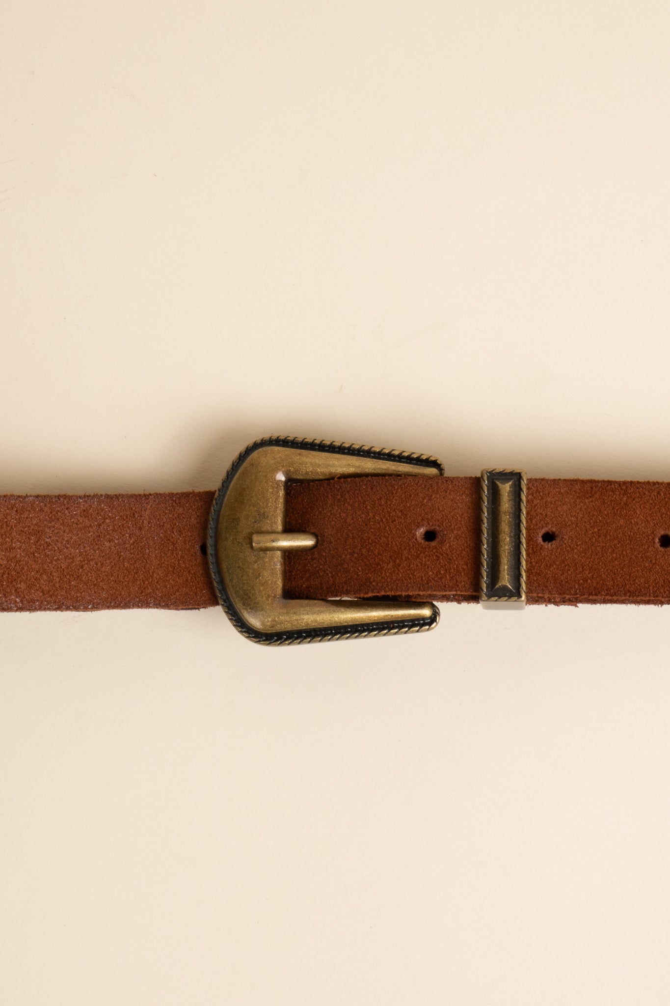 Braided Triptych Belt - Cognac
