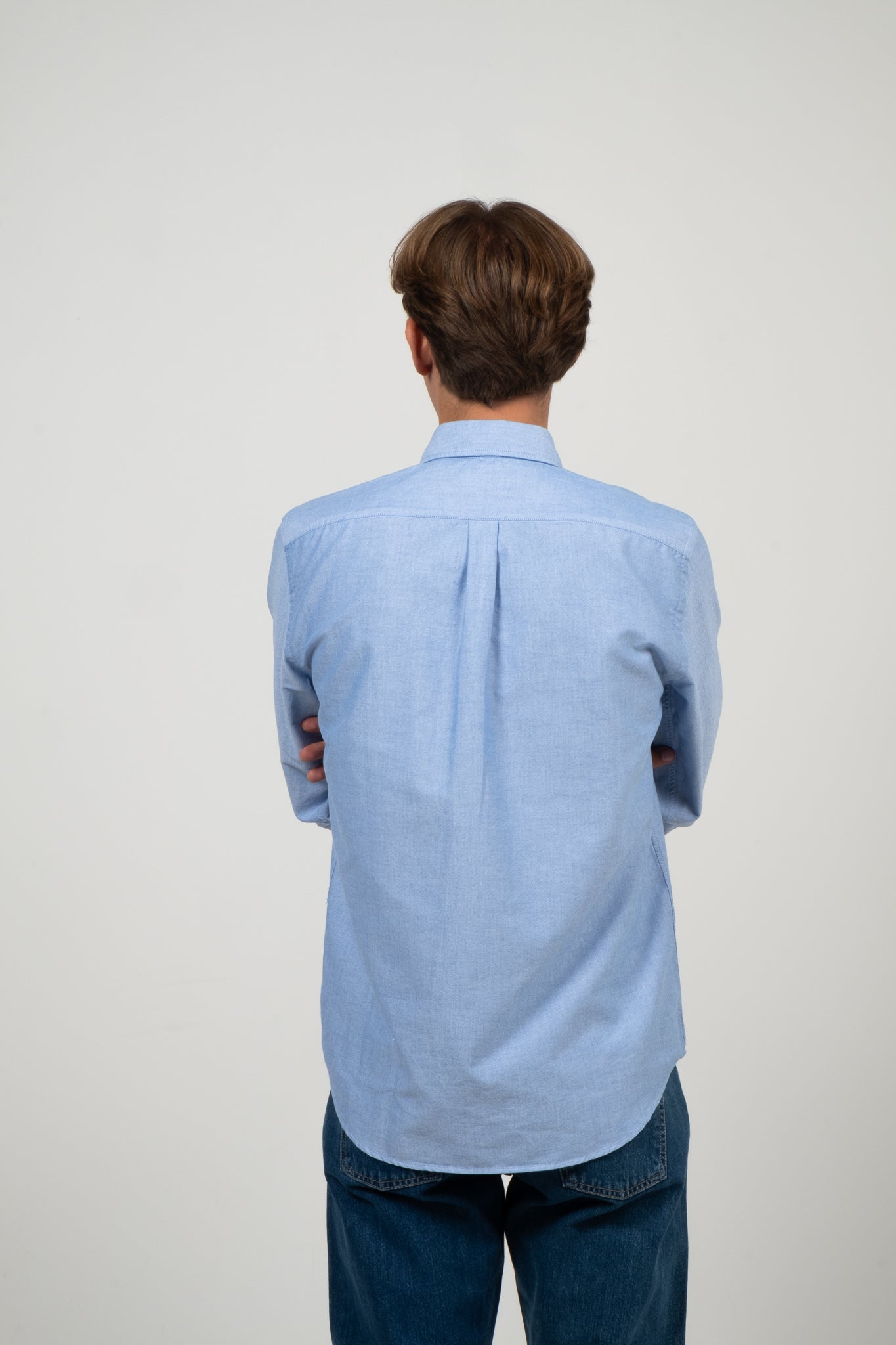 Button Down American Oxford - Light Blue