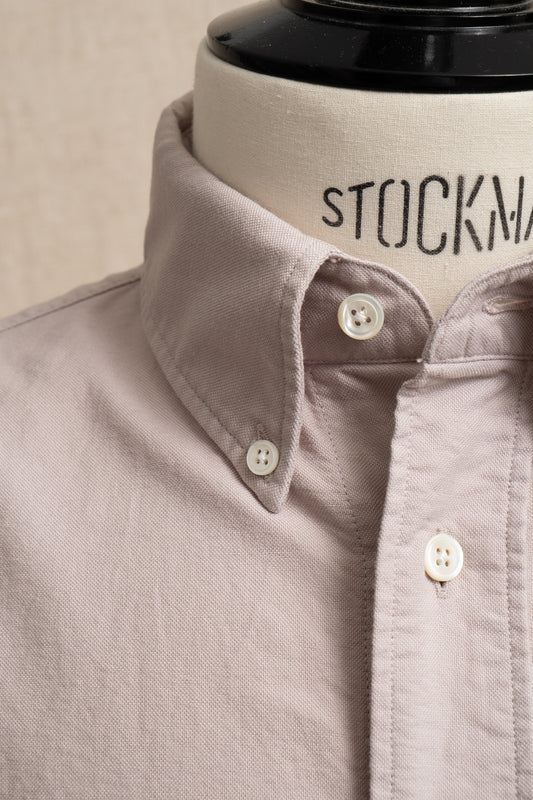Button Down American Oxford - Taupe