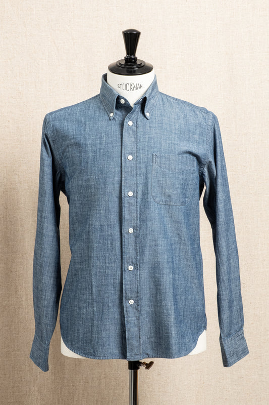 Button Down Chambray - Indigo
