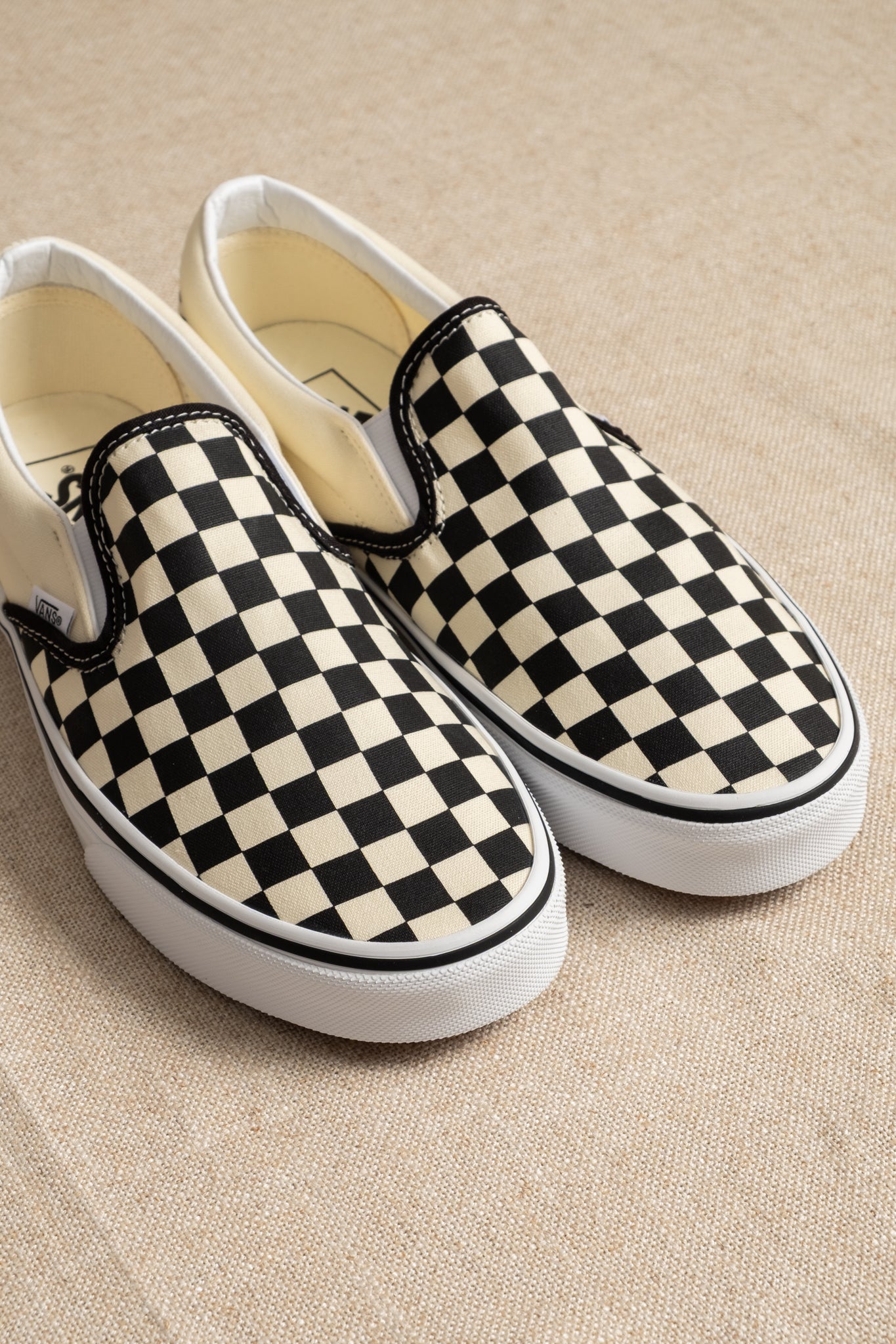 Classic Slip On - Black x White