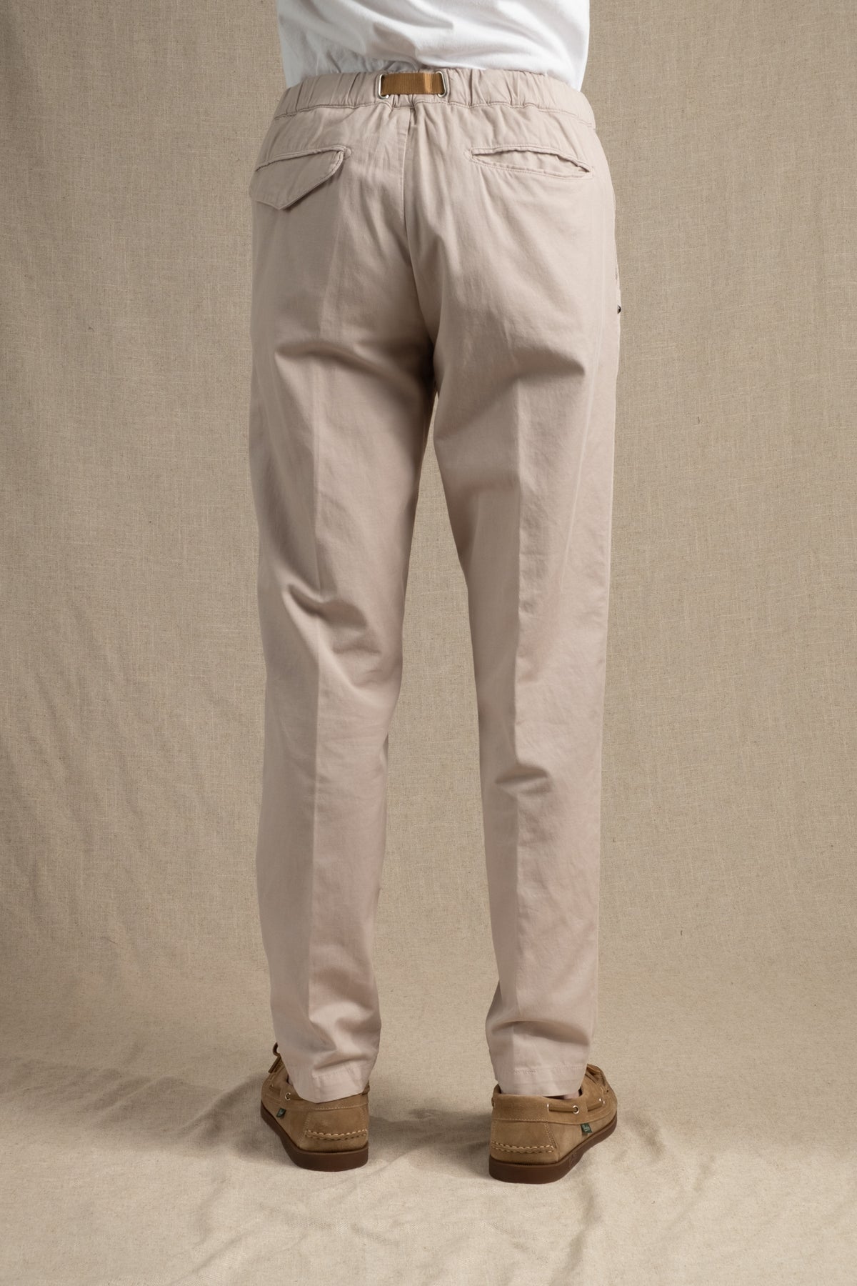 Cotton Linen Chino - Taupe