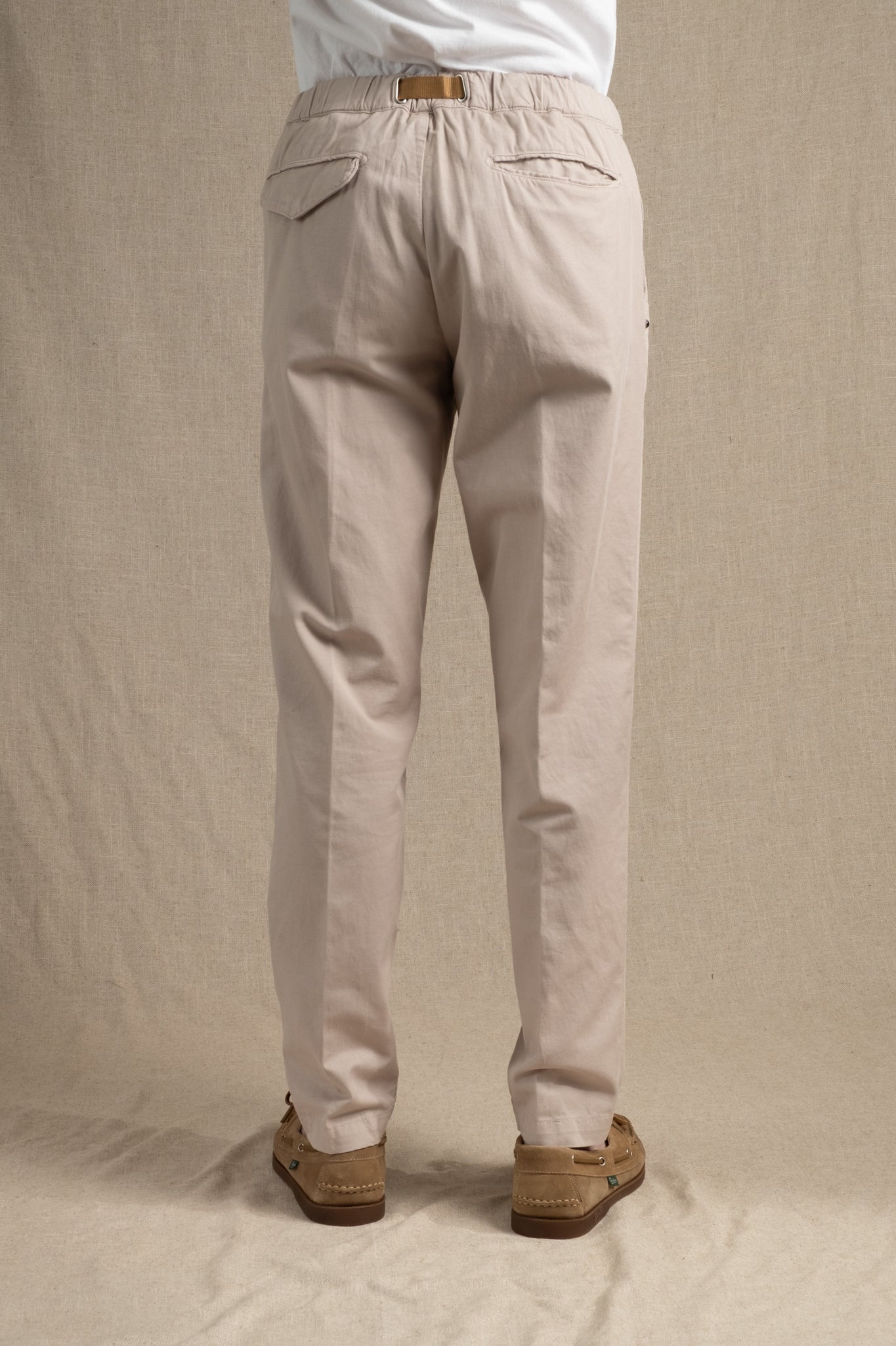 Cotton Linen Chino - Taupe
