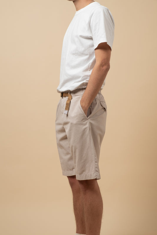 Cotton Linen Shorts - Taupe