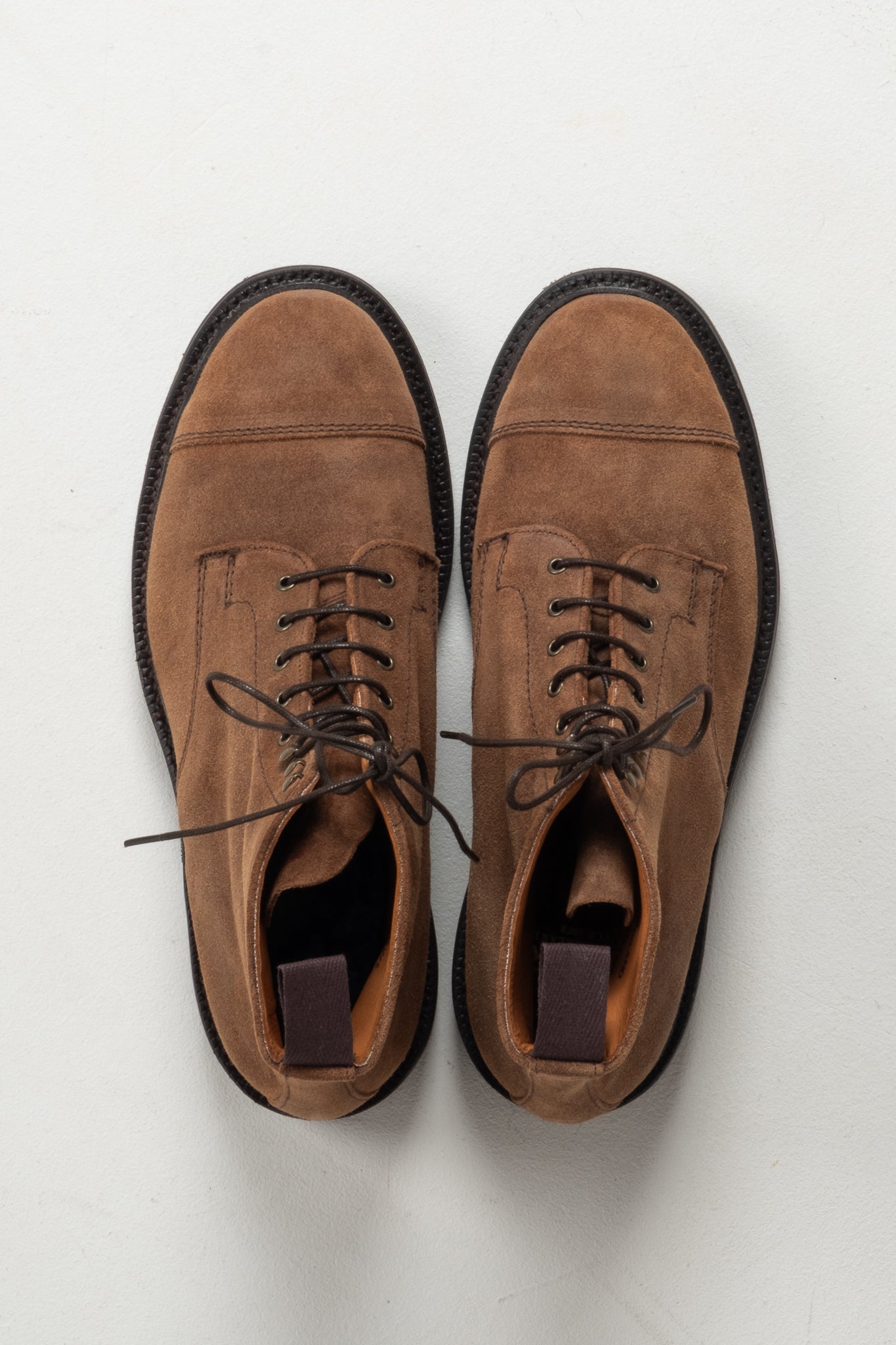Craig Derby Boot - Snuff Waxed Suede
