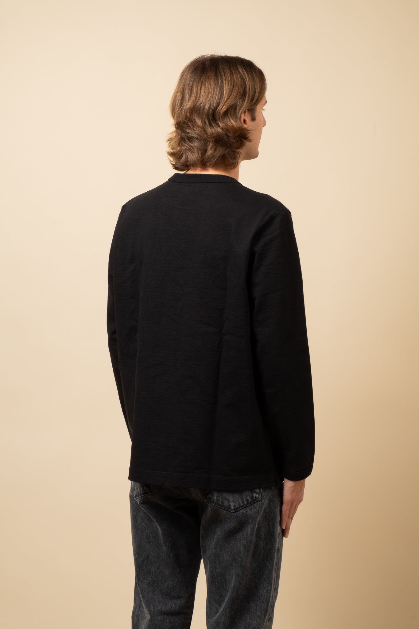 Dotsume Long Sleeve T-Shirt - Black