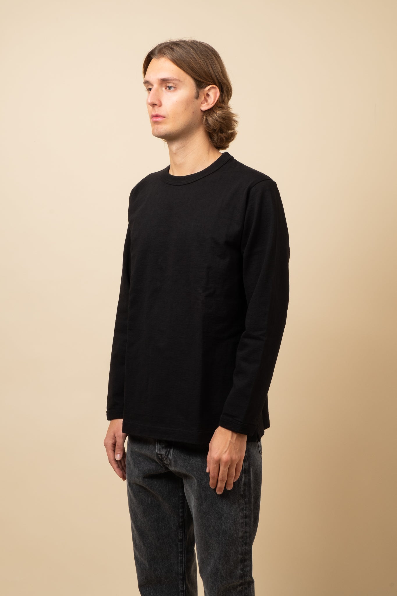 Dotsume Long Sleeve T-Shirt - Black