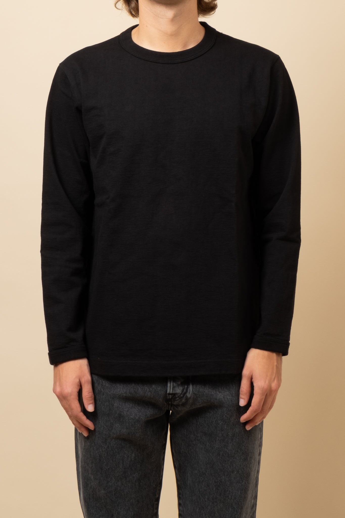Dotsume Long Sleeve T-Shirt - Black