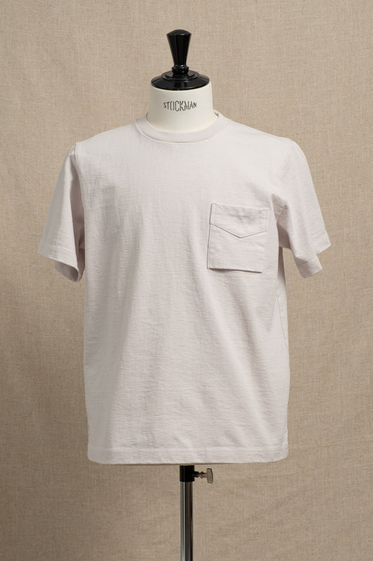 Dotsume Pocket T-Shirt - Rosin White
