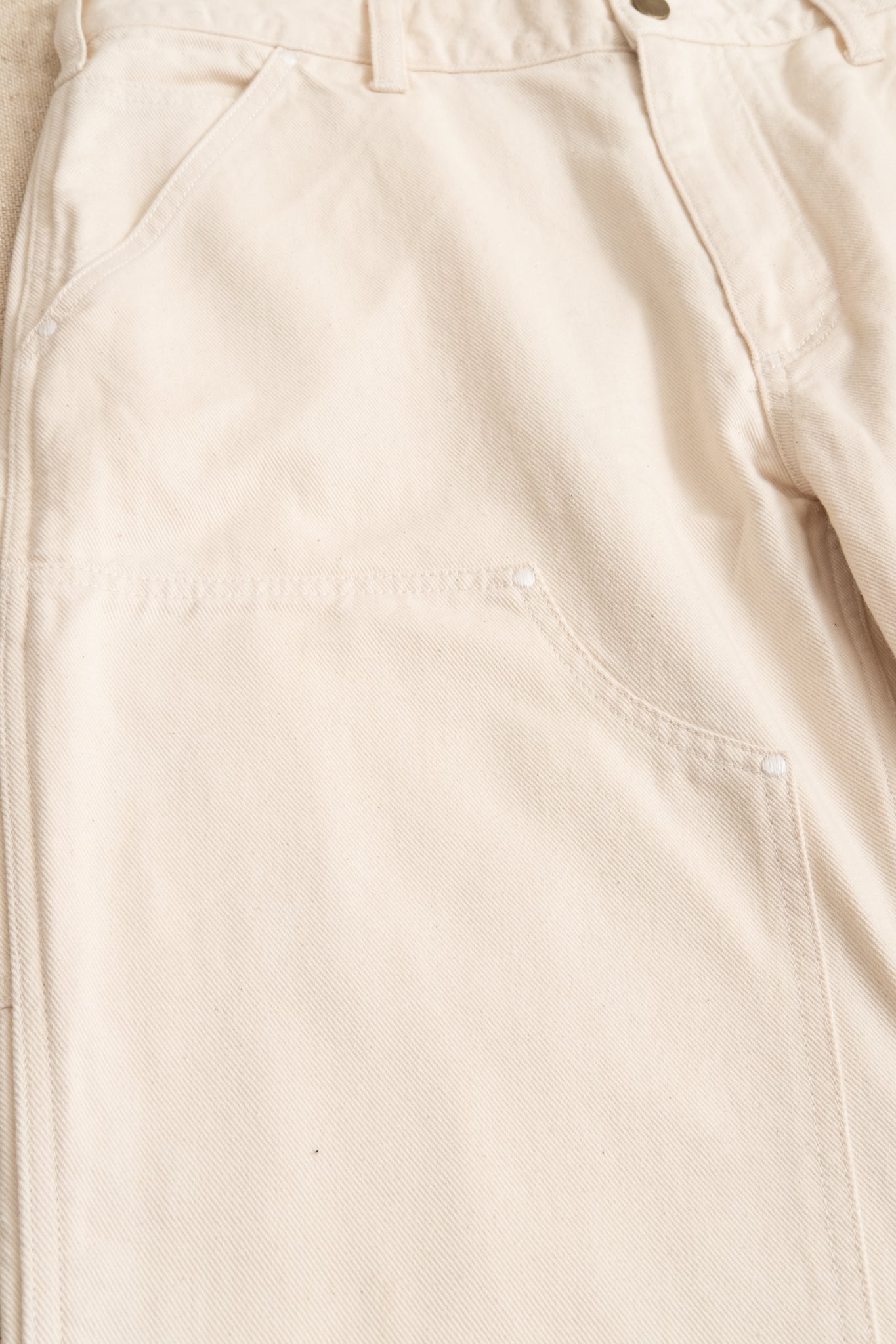 Double Knee Painter Pants - Natural