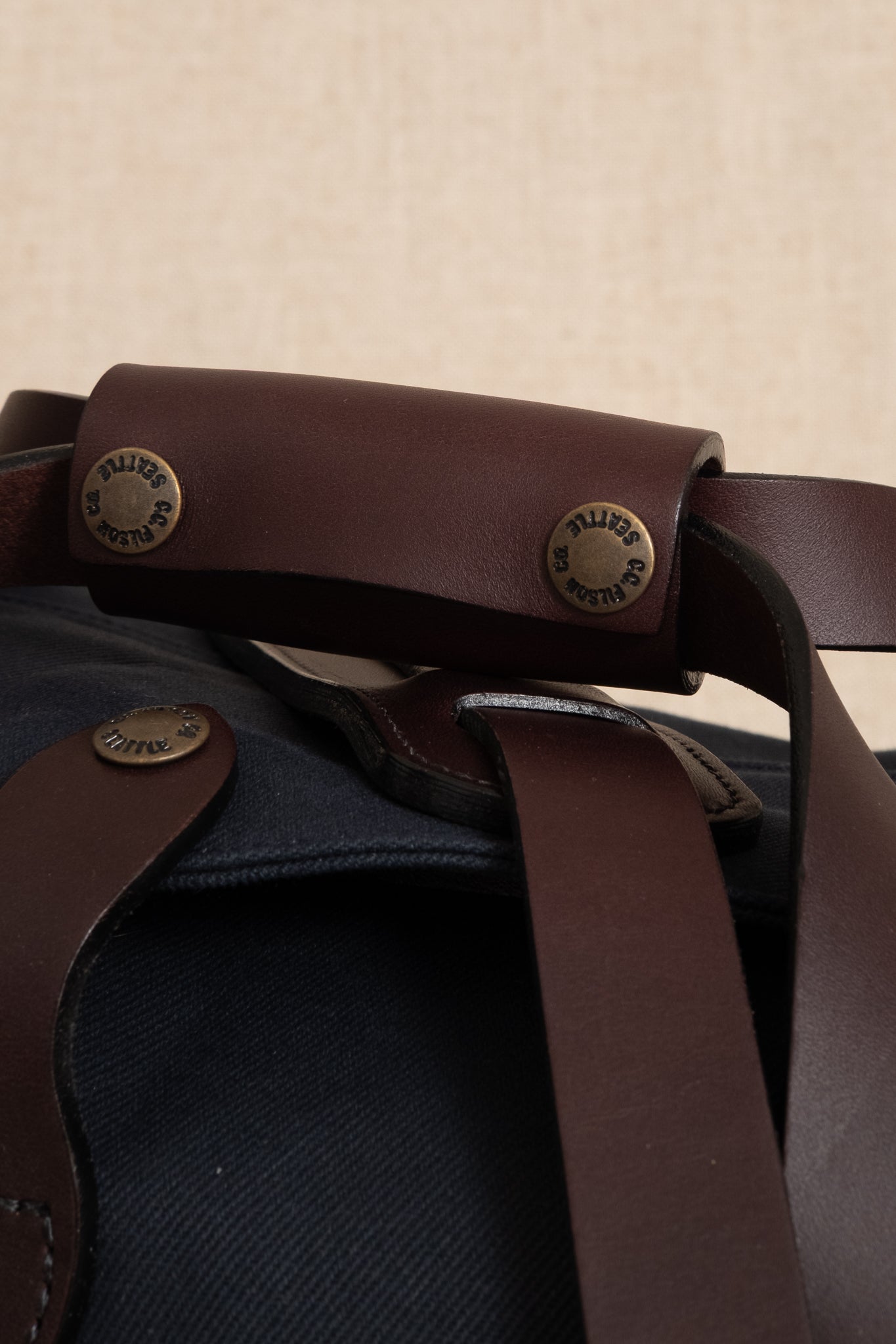 Rugged Twill Duffle Bag Small - Navy