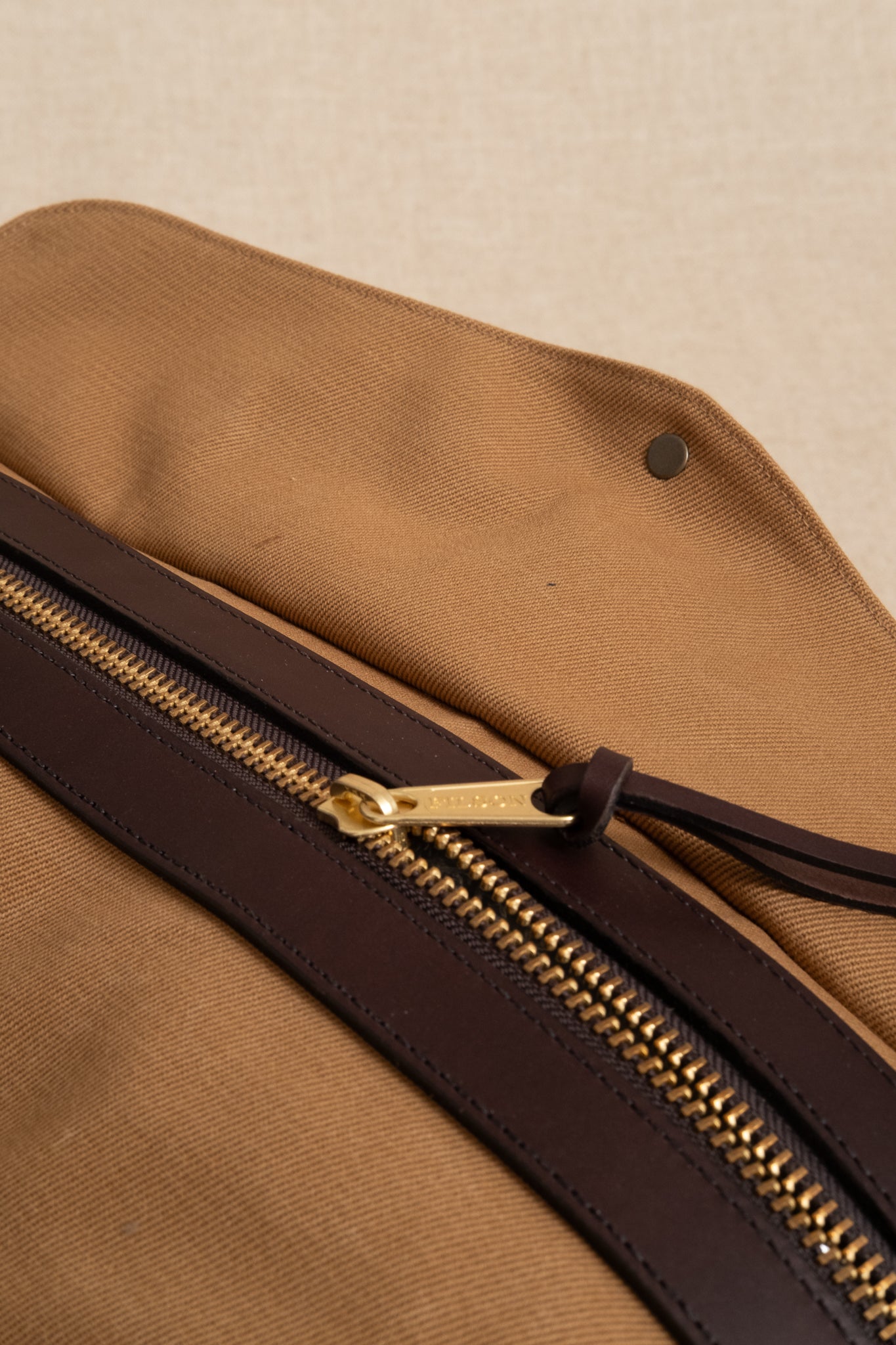 Rugged Twill Duffle Bag Small - Tan