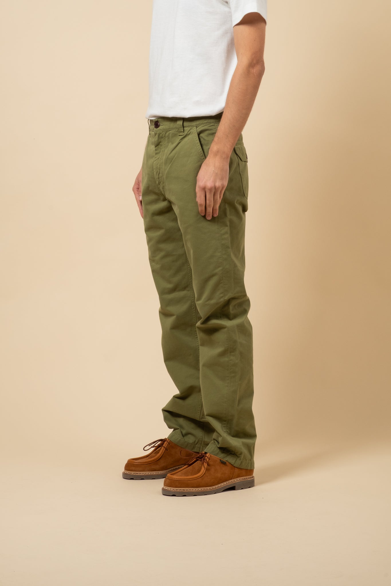 C.O.F. Studio Fatigue Pants Double Twisted Twill - Moss