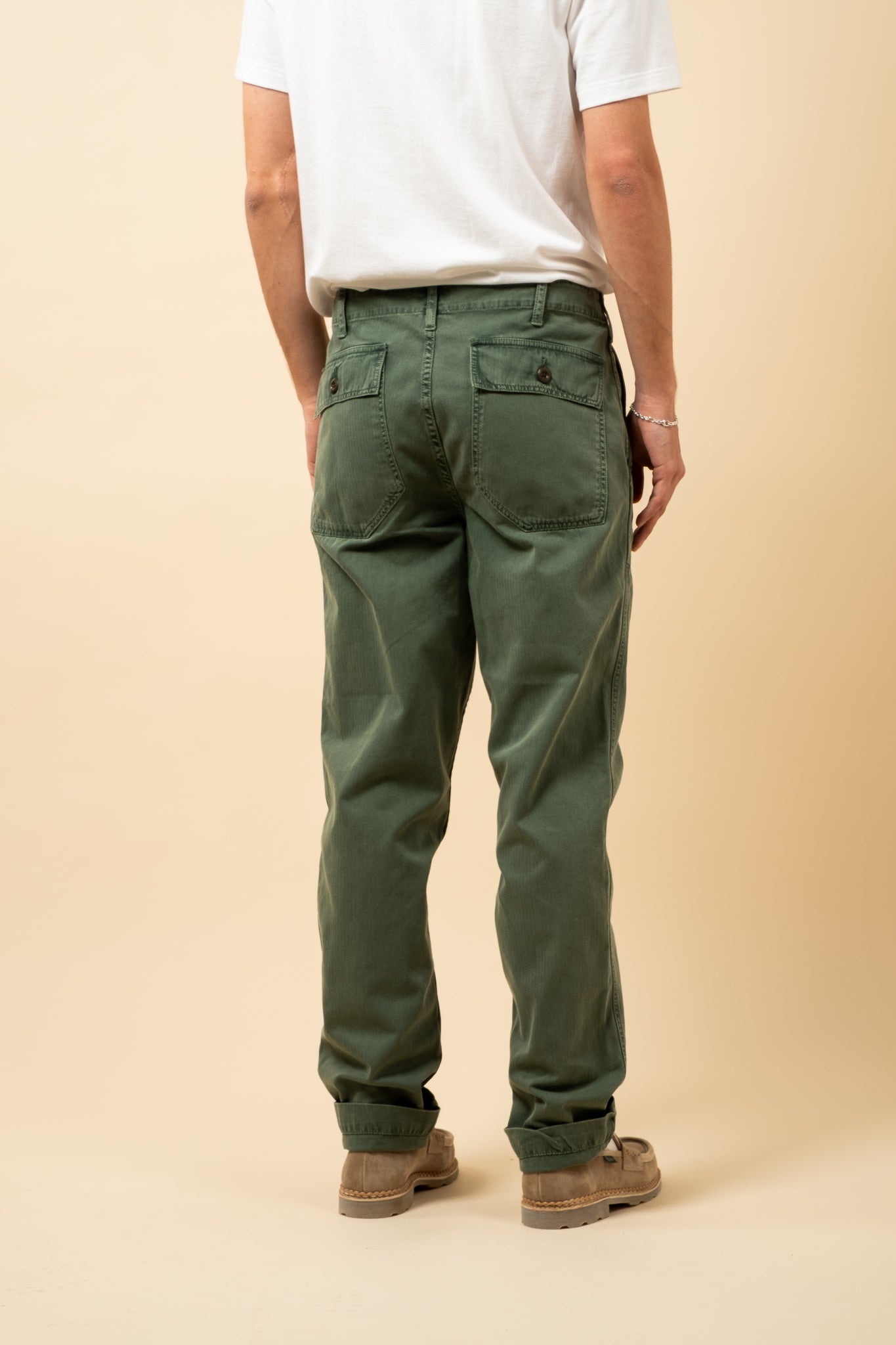 Fatigue Pants Herringbone - Military
