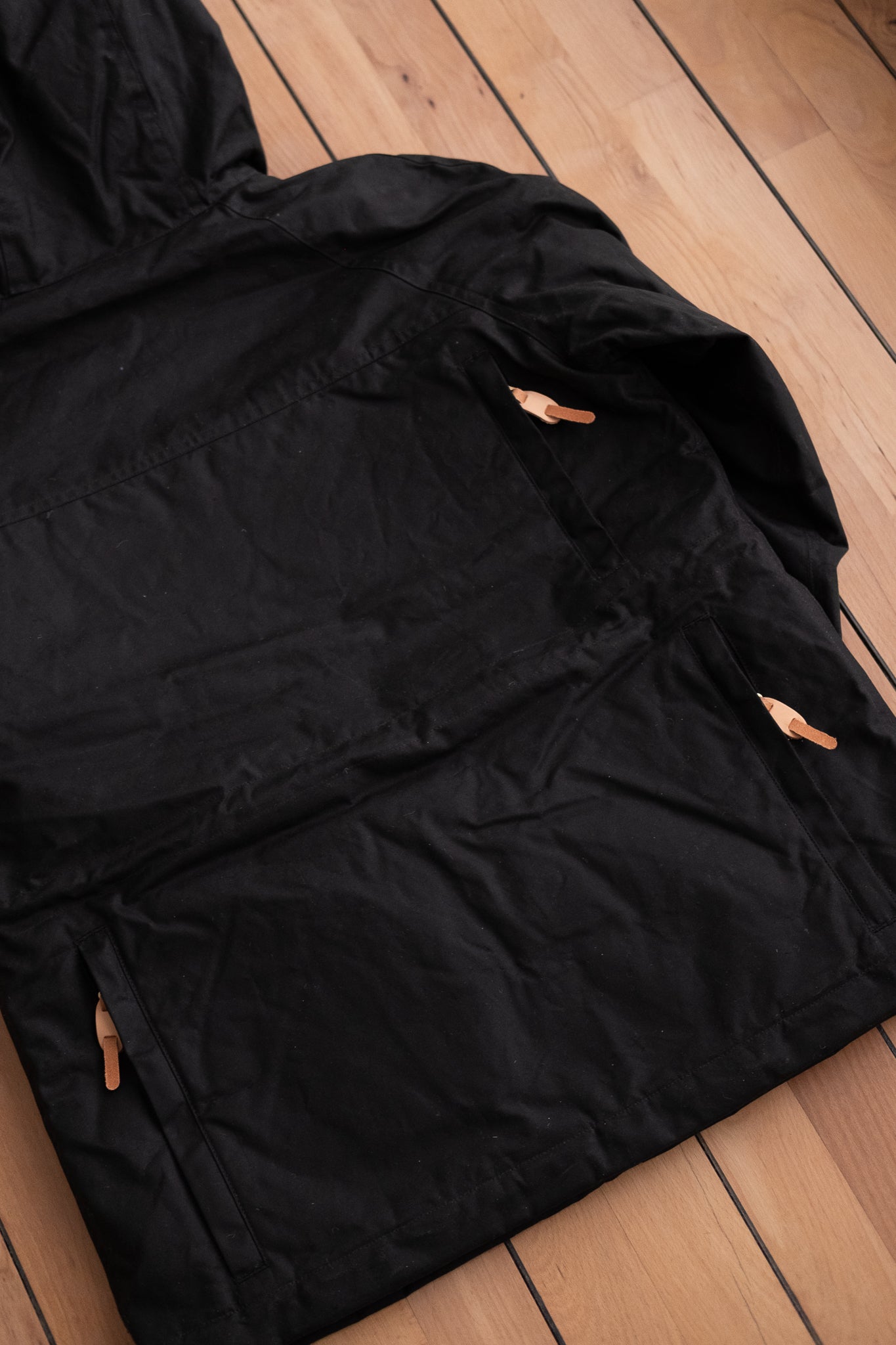 Fisherman Parka Waxed - Black