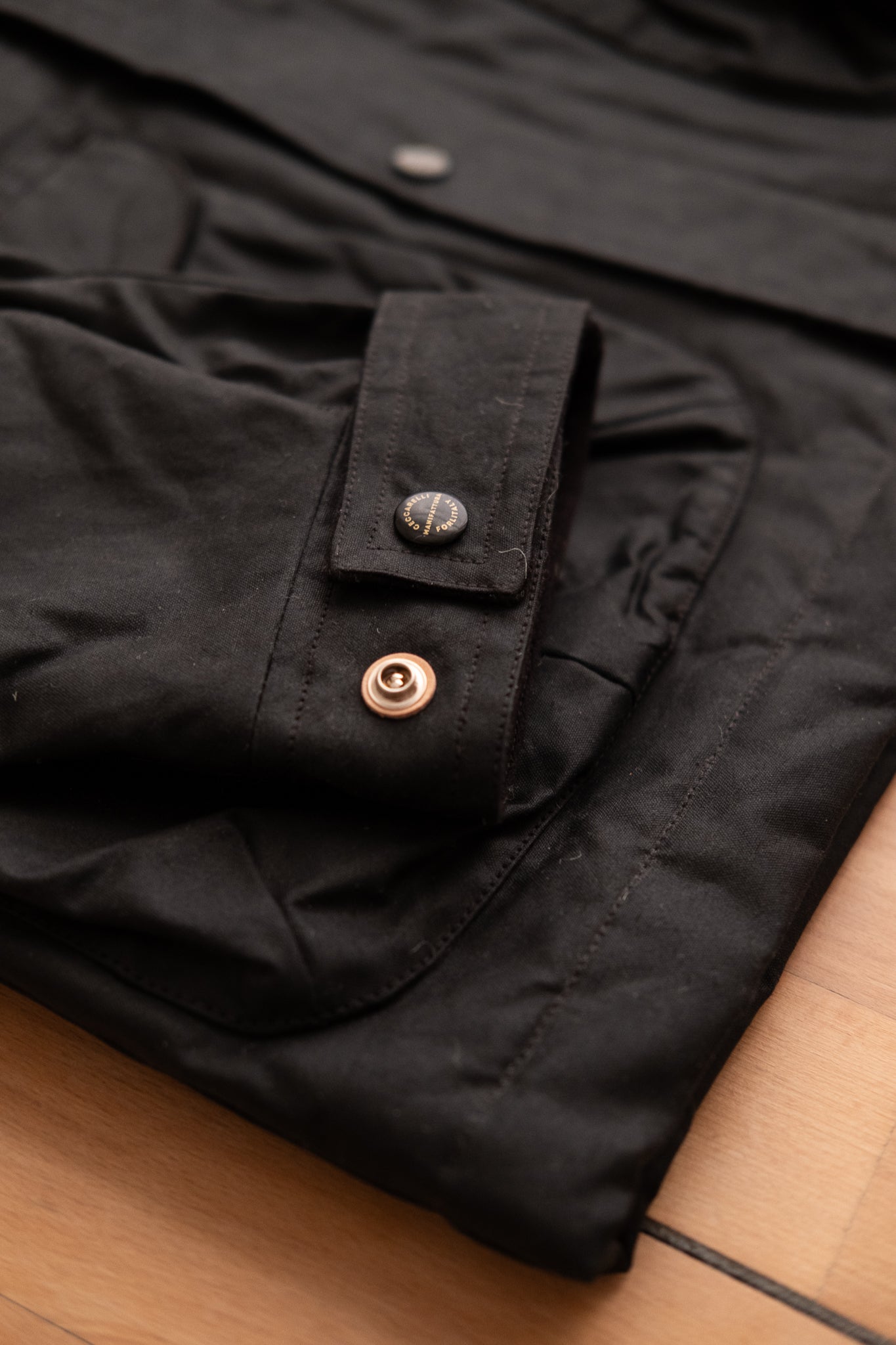 Fisherman Parka Waxed - Black