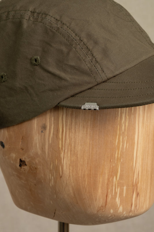 Fishing Cap Millerain Waxed Cotton - Olive