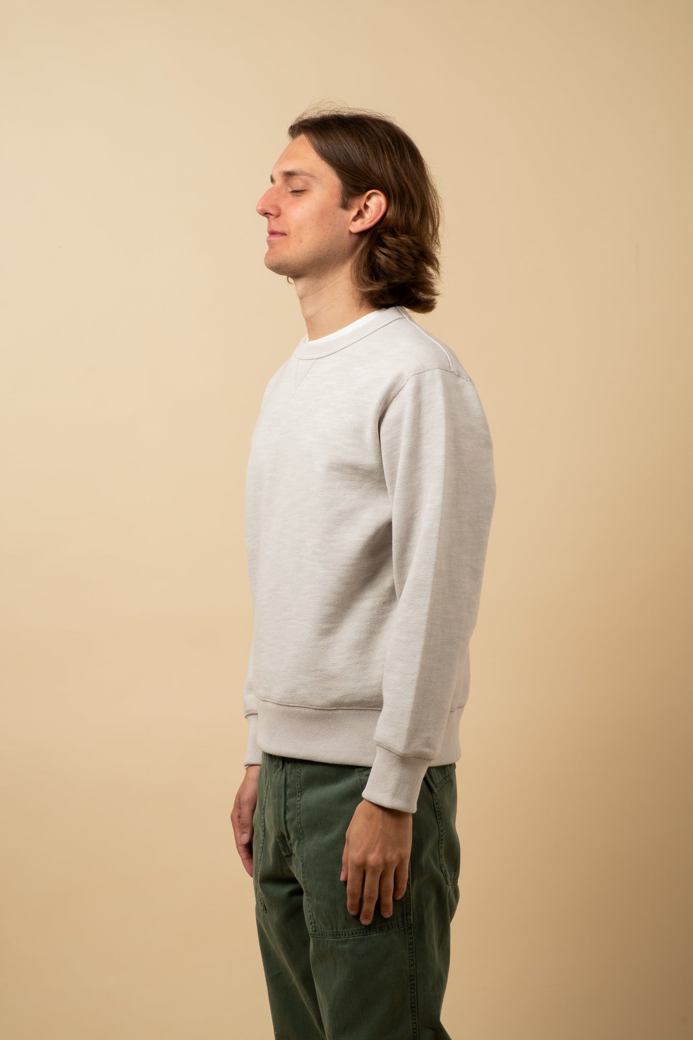 GG Sweat Crewneck - Rosin White