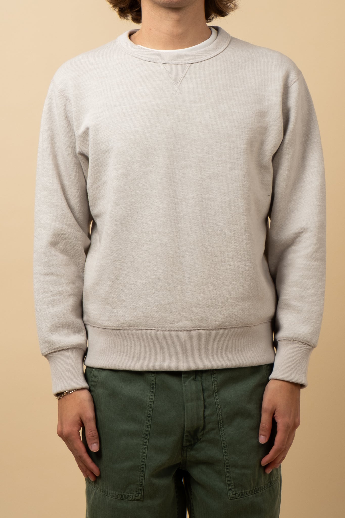 GG Sweat Crewneck - Rosin White