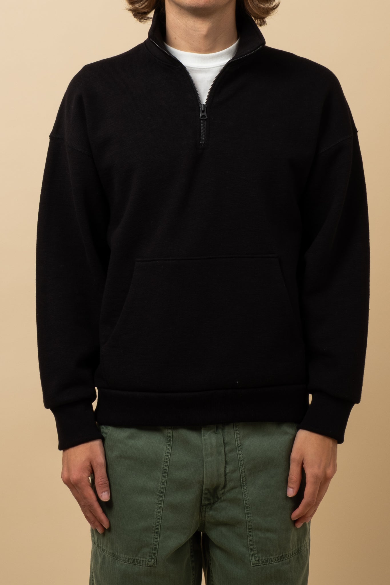 GG Sweat Half Zip - Black