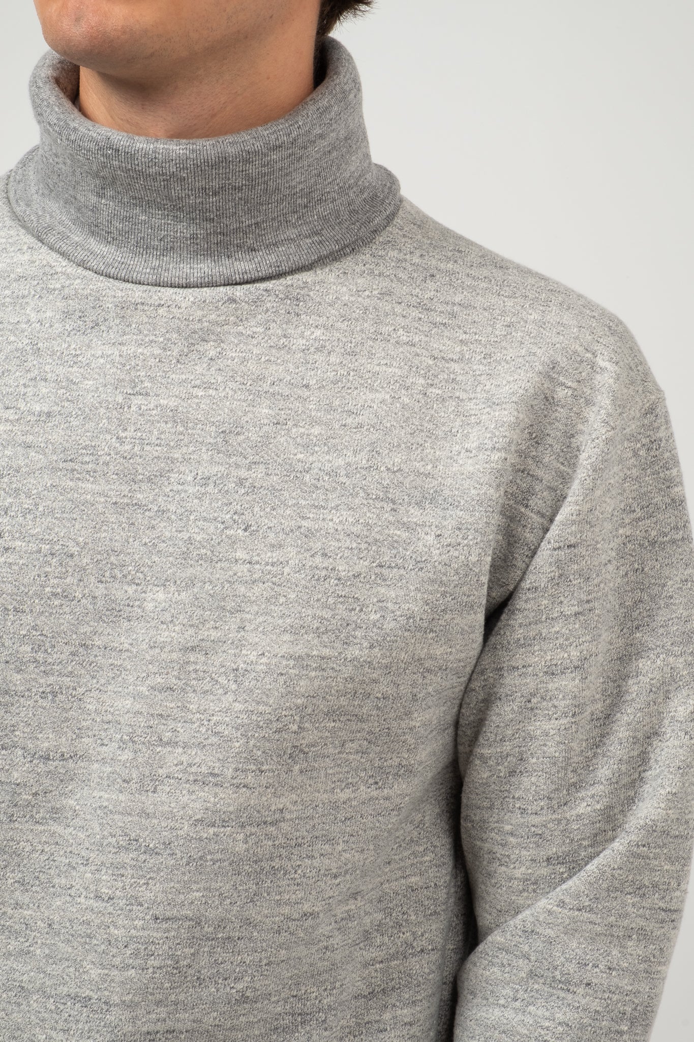 GG Sweat High Neck - Heather Grey