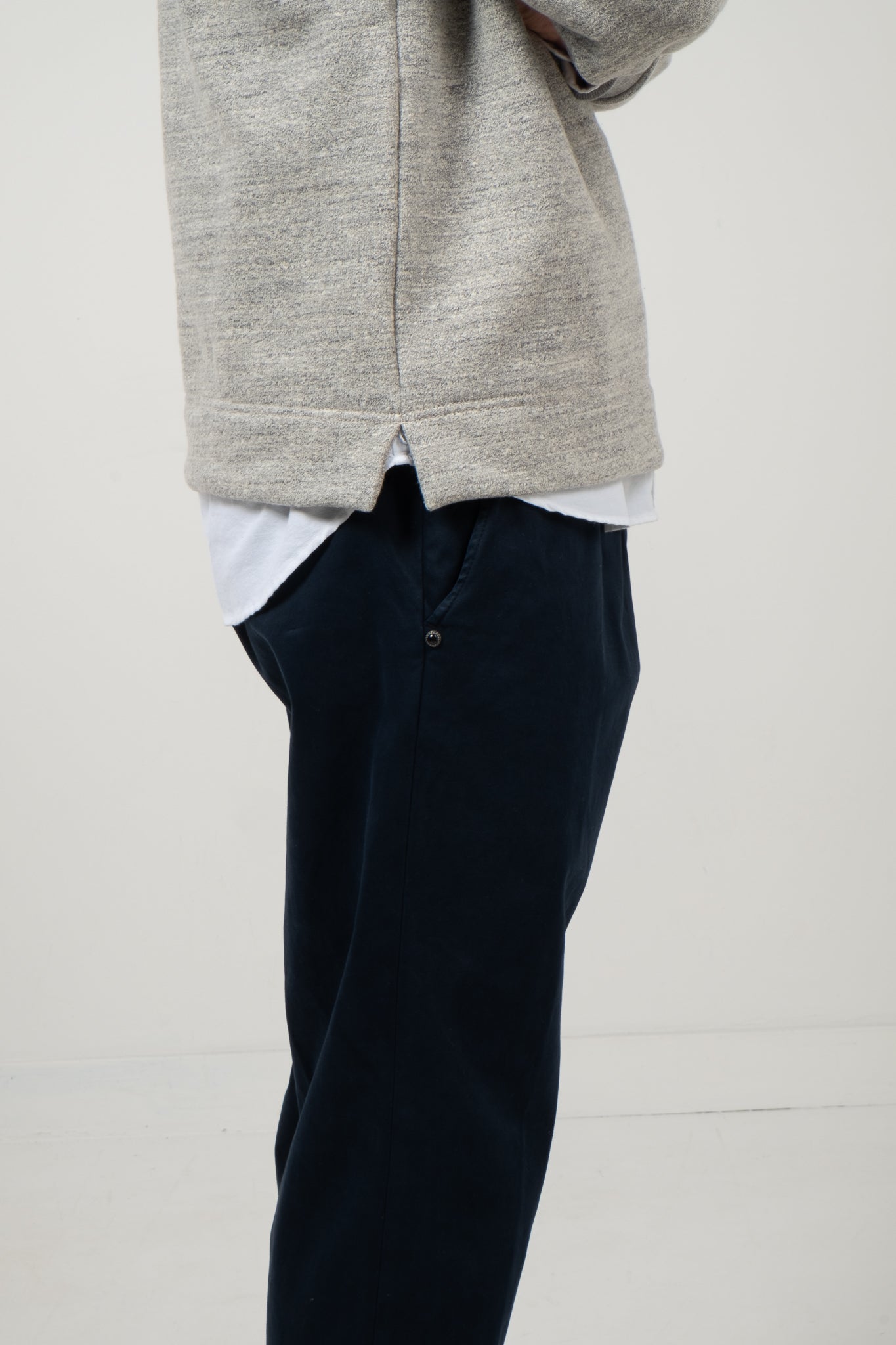 GG Sweat High Neck - Heather Grey