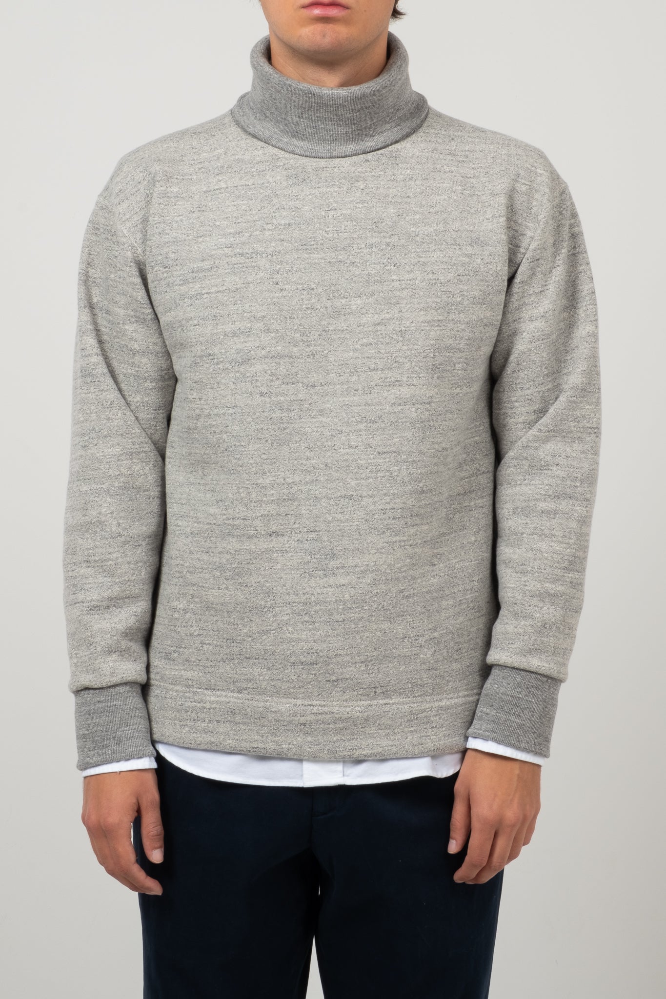 GG Sweat High Neck - Heather Grey
