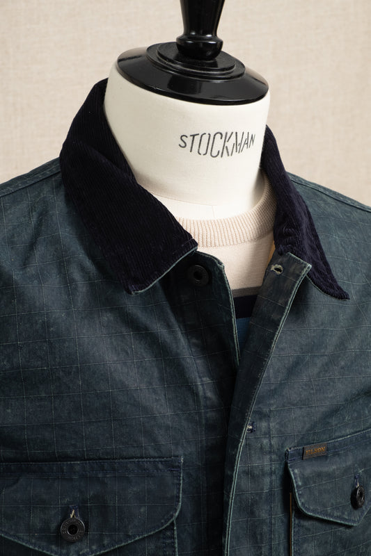 Journeyman Jacket Waxed Ripstop - Petrol Blue