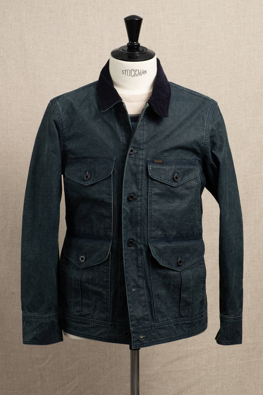 Journeyman Jacket Waxed Ripstop - Petrol Blue