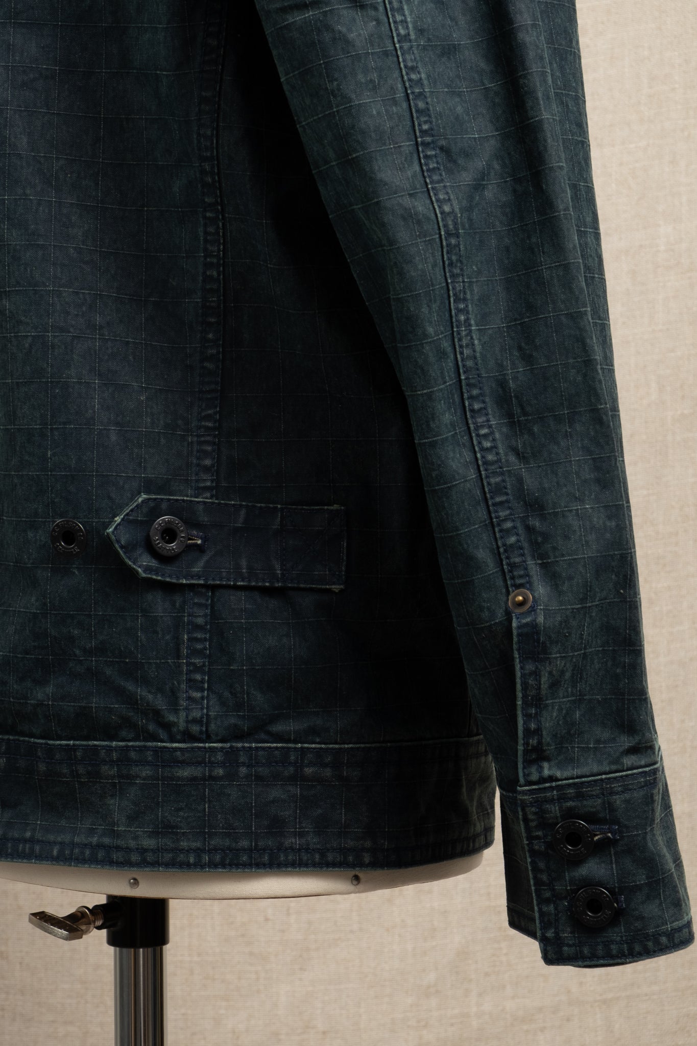 Journeyman Jacket Waxed Ripstop - Petrol Blue