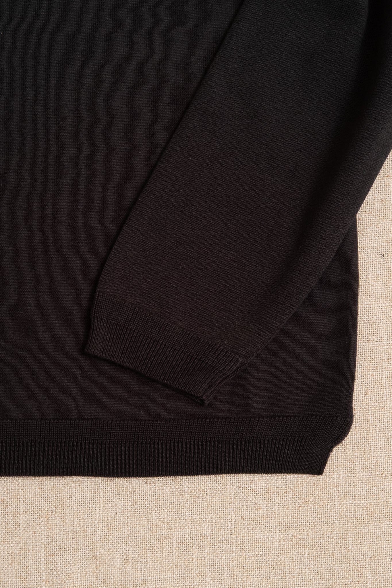 L/S Knitted T-Shirt - Charcoal