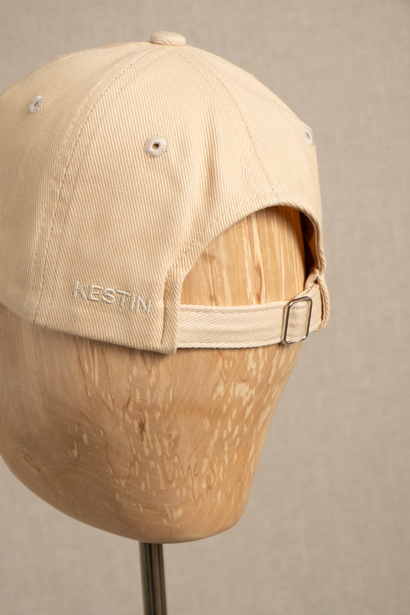 Leuchars Embroidered Twill Cap - Stone