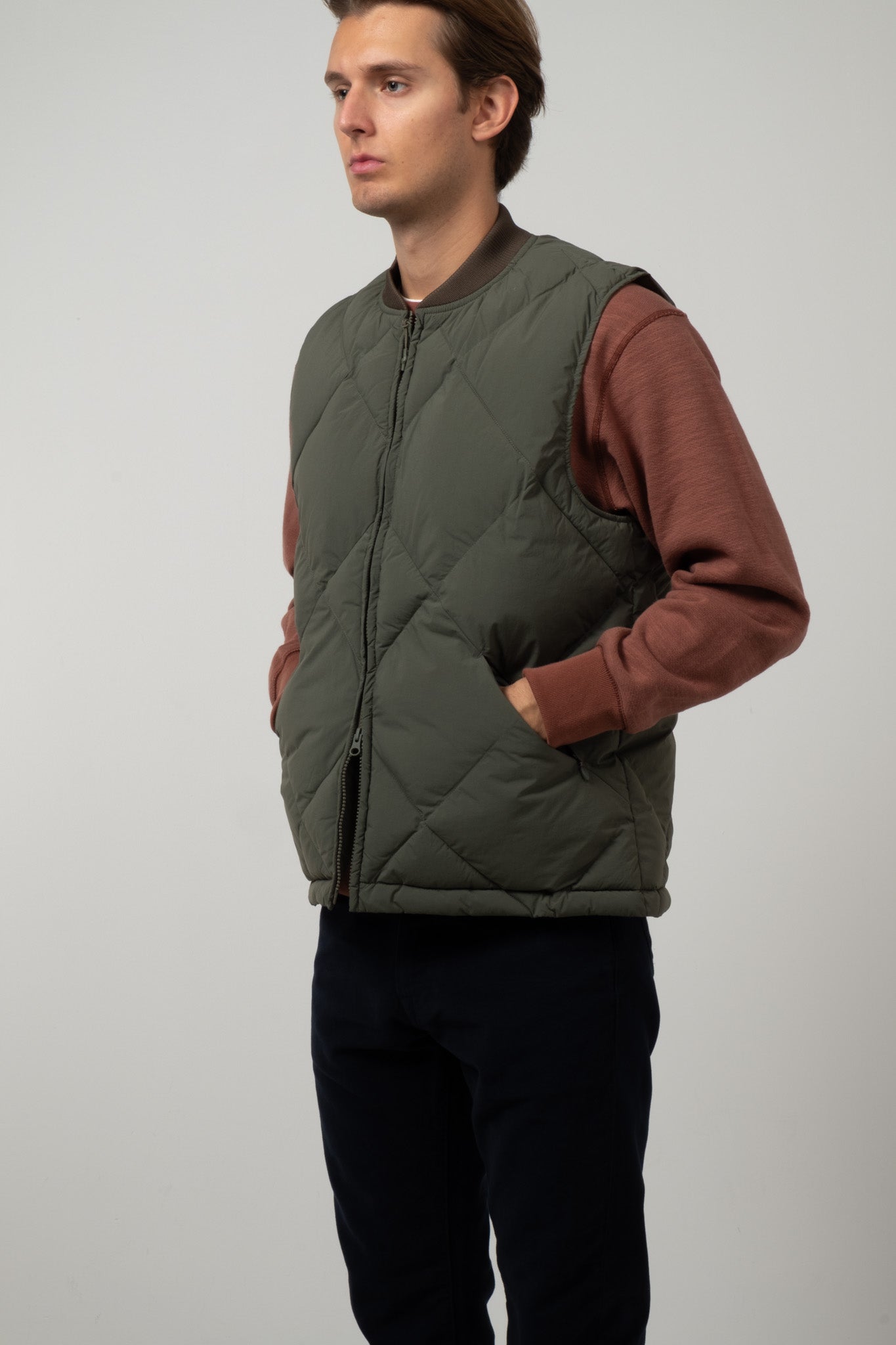 Linton Vest - Olive