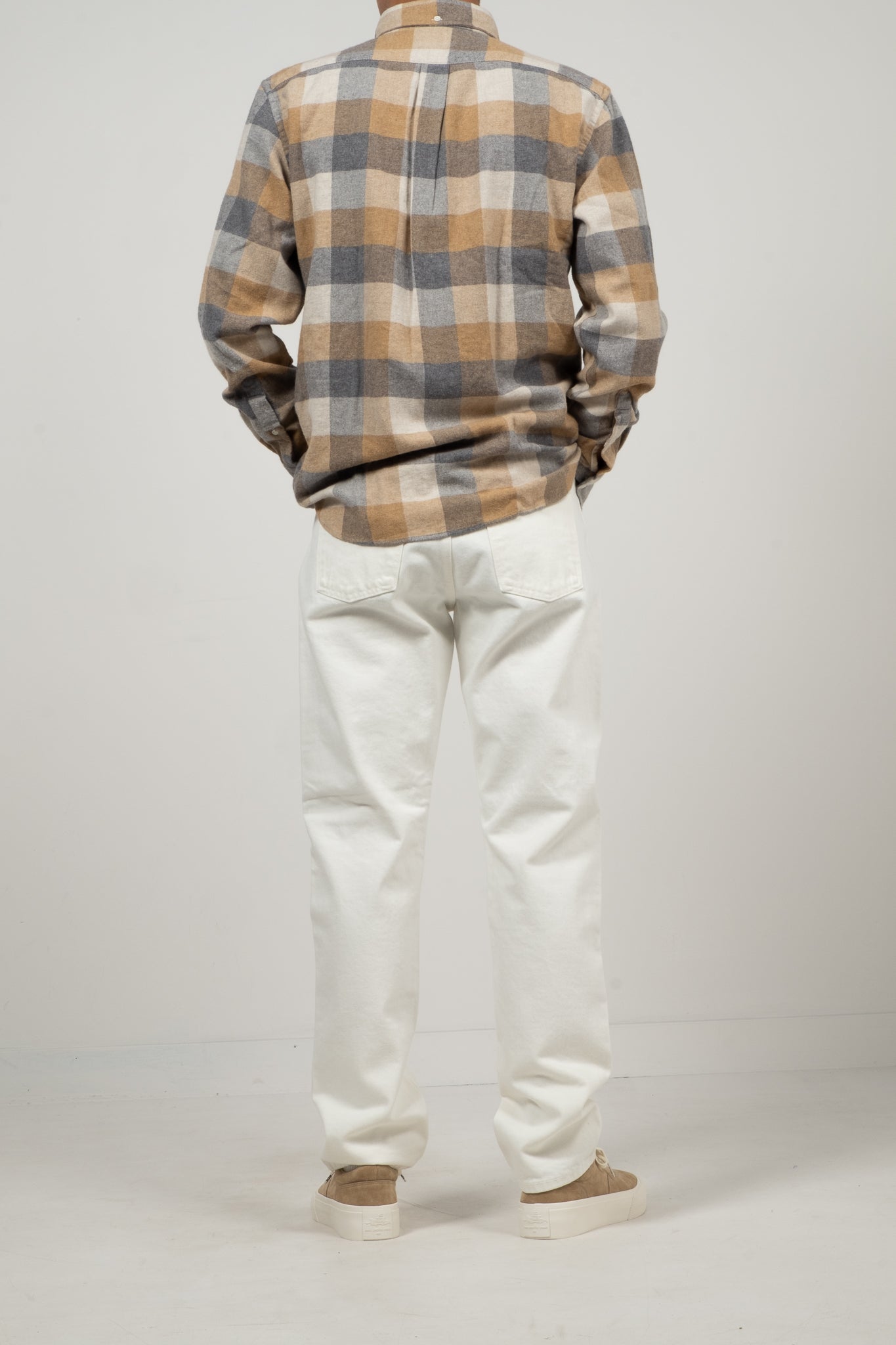 M5 Organic Ecru Selvedge - Stonewash
