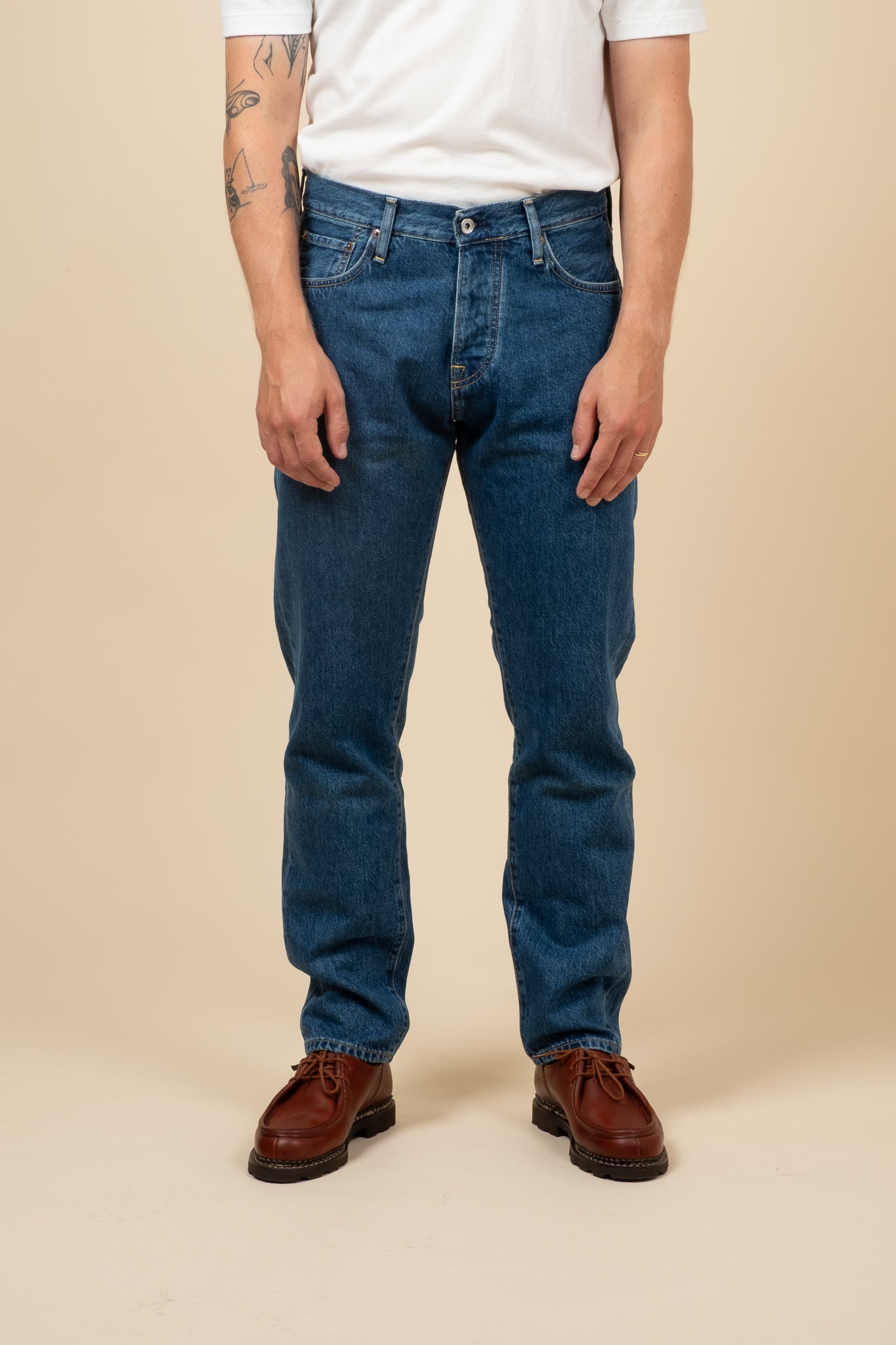 C.O.F. Studio M5 13oz Regenerative Cotton Deep Indigo - 6x Wash