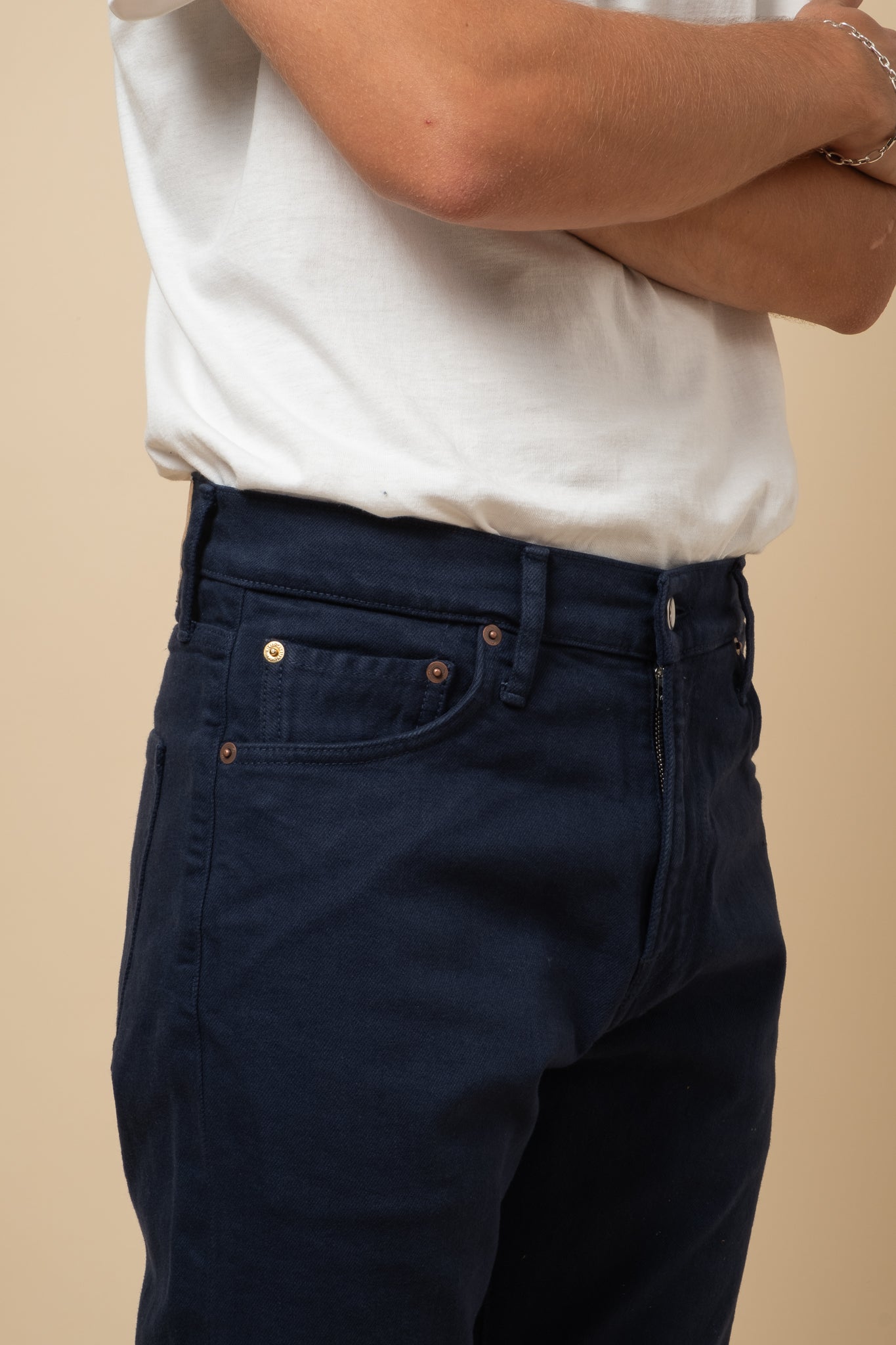 M7 Comfort Organic Ecru - Navy