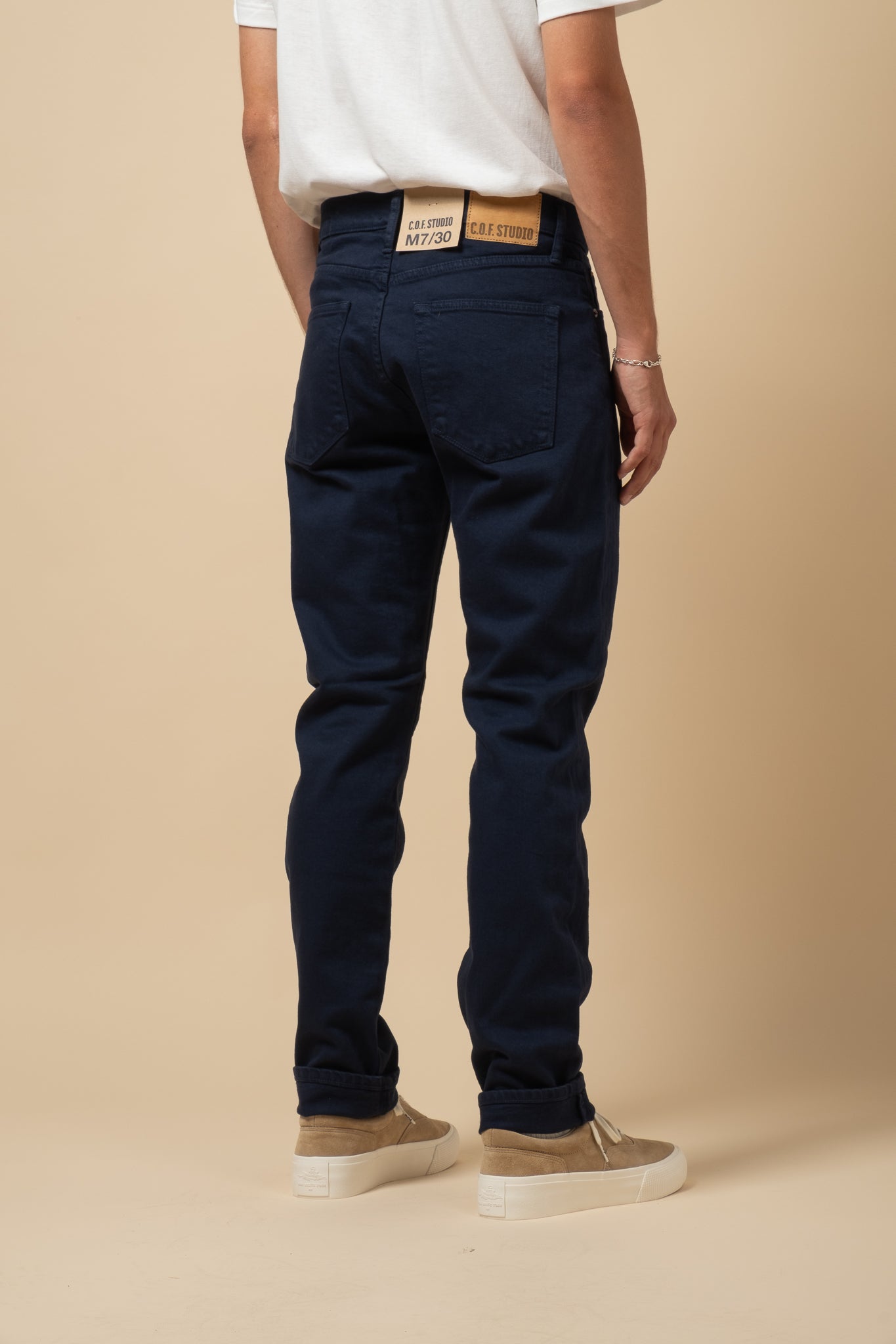 M7 Comfort Organic Ecru - Navy
