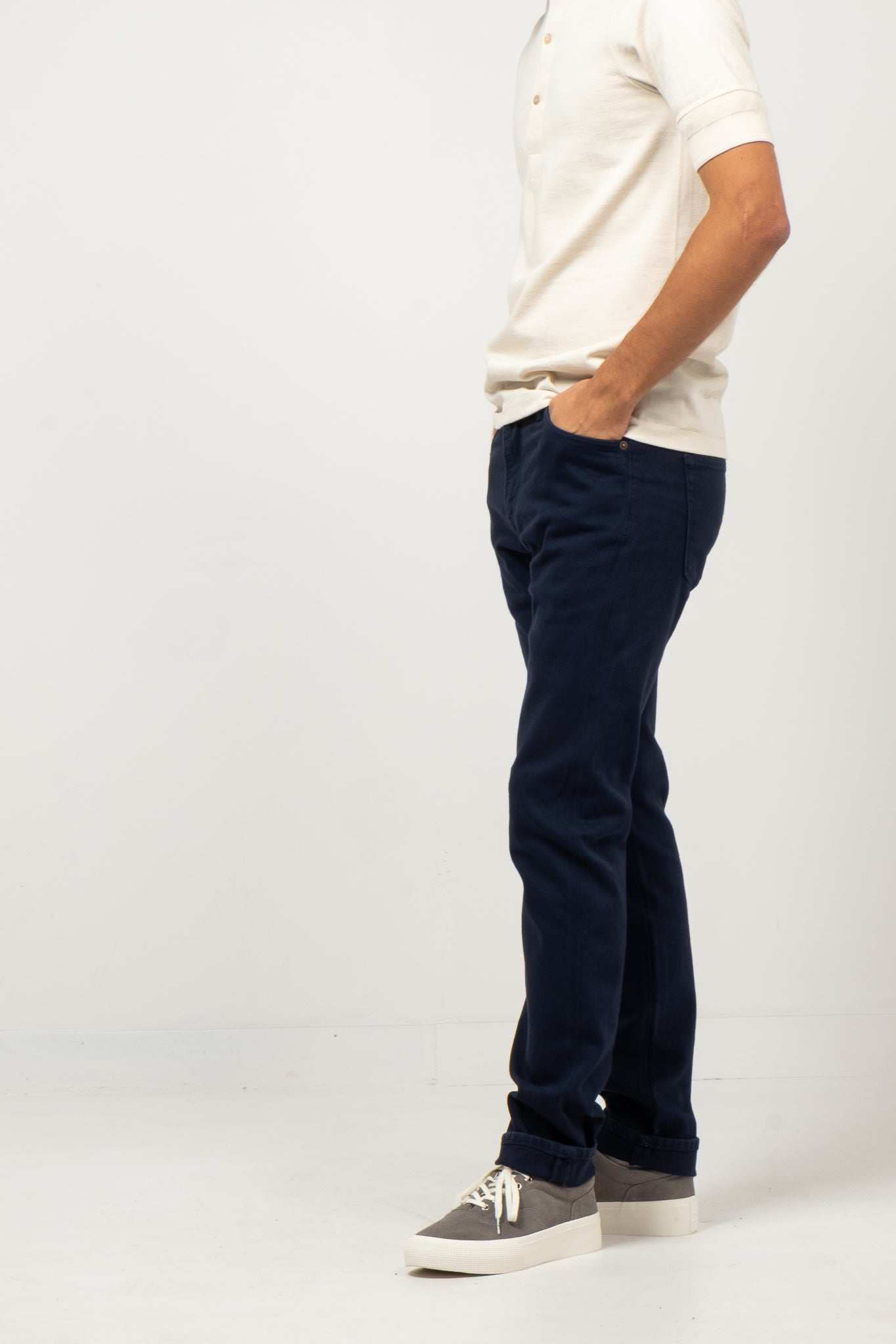 M7 Comfort Organic Ecru - Navy