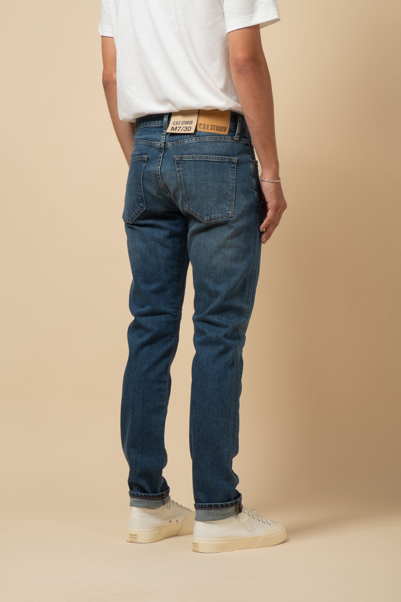 M7 Comfort Organic Indigo - Washed Blue