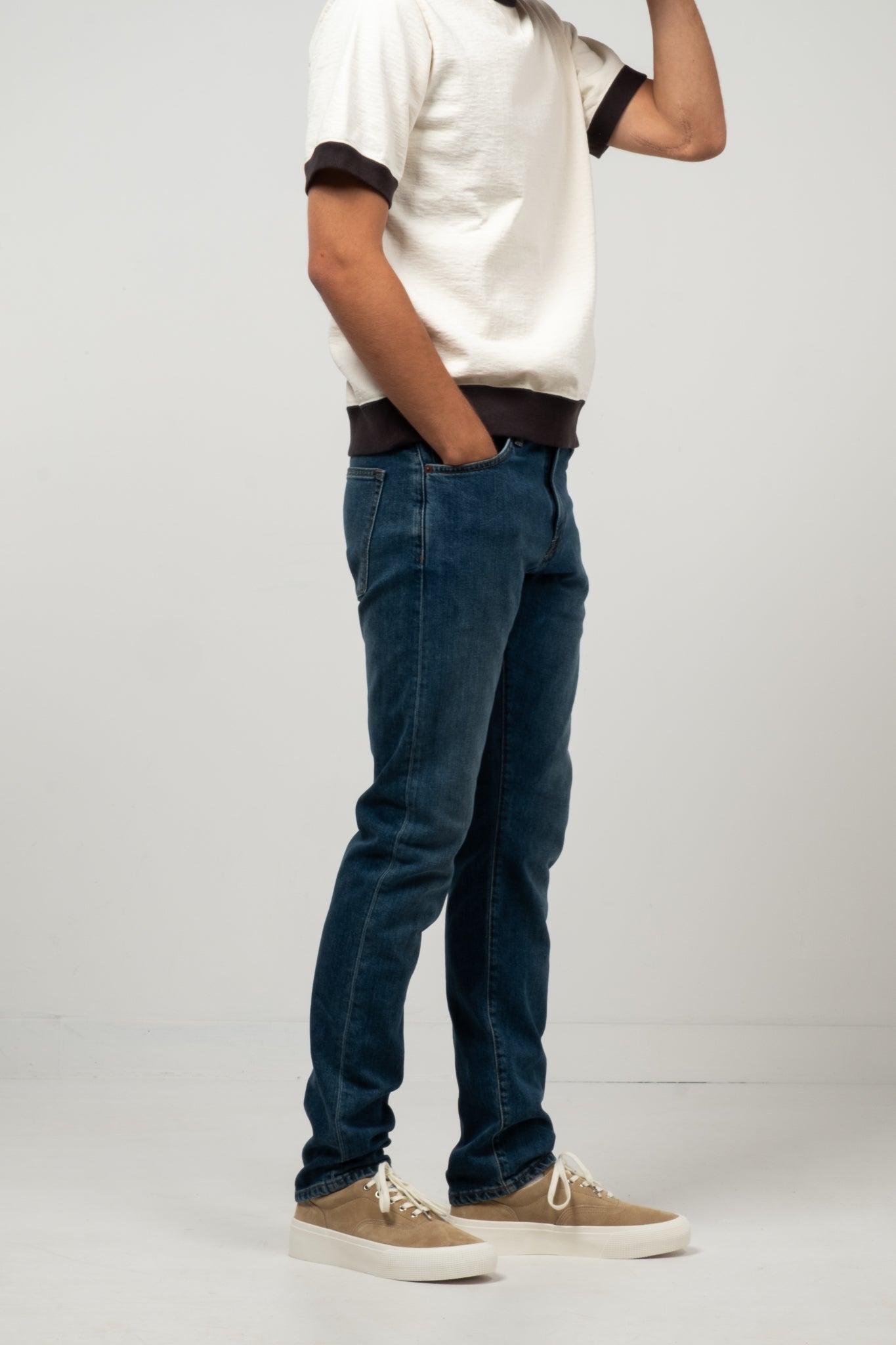 M7 Comfort Organic Indigo - Washed Blue