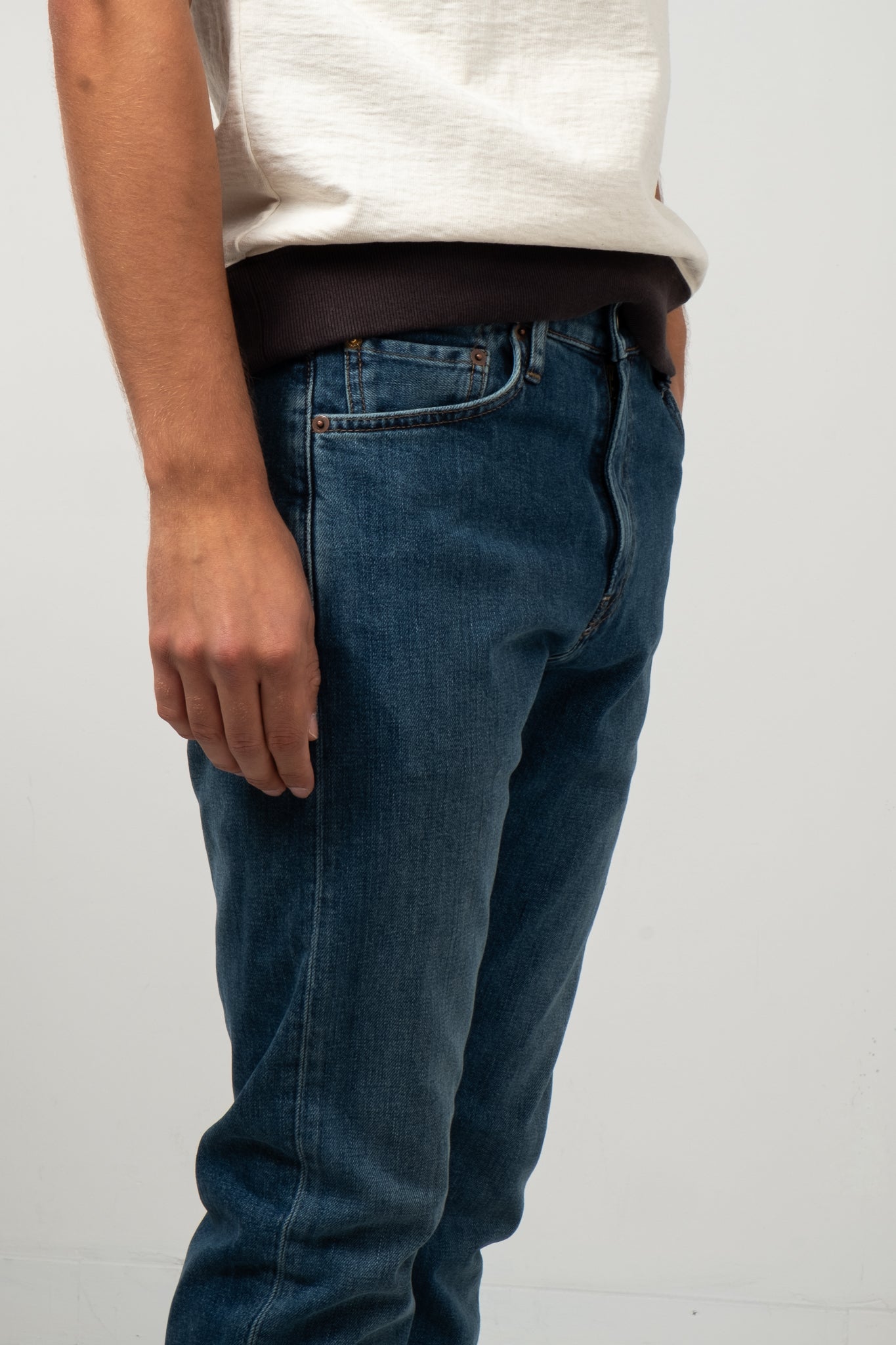 M7 Comfort Organic Indigo - Washed Blue