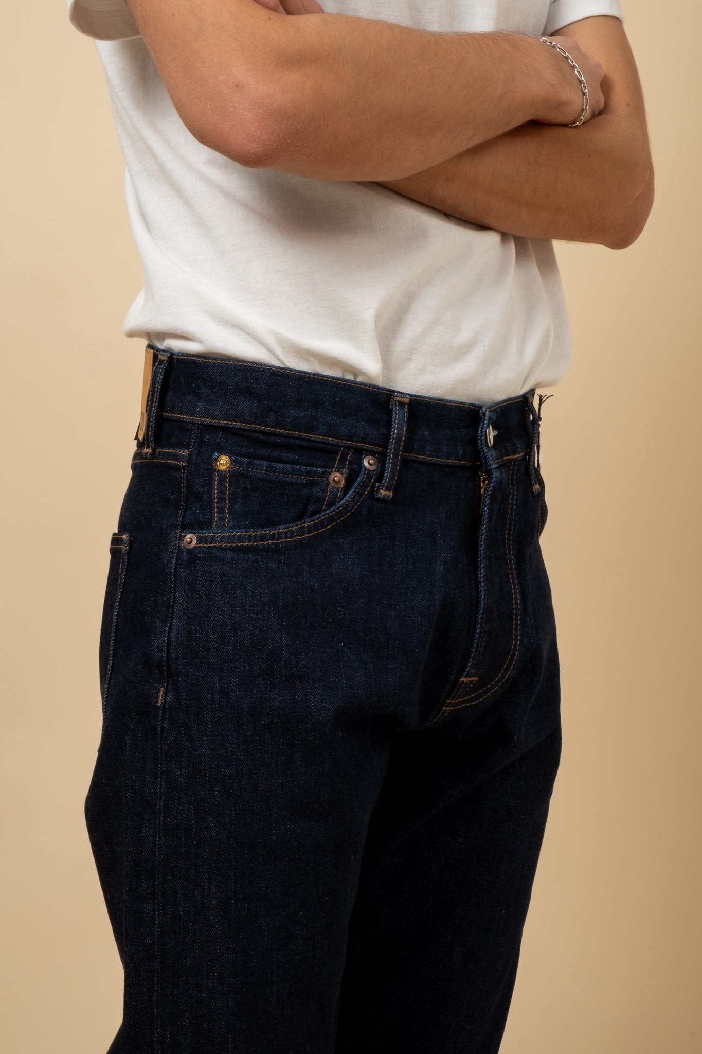 M8 Comfort Organic Indigo - Rinsed