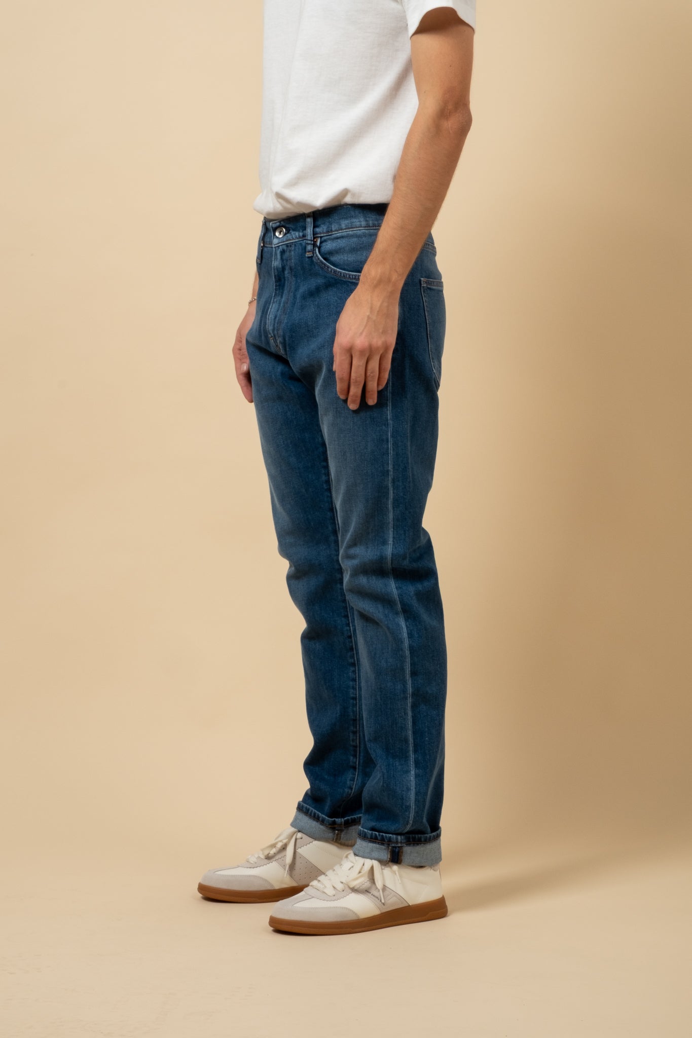 M8 Comfort Organic Indigo - Washed Blue