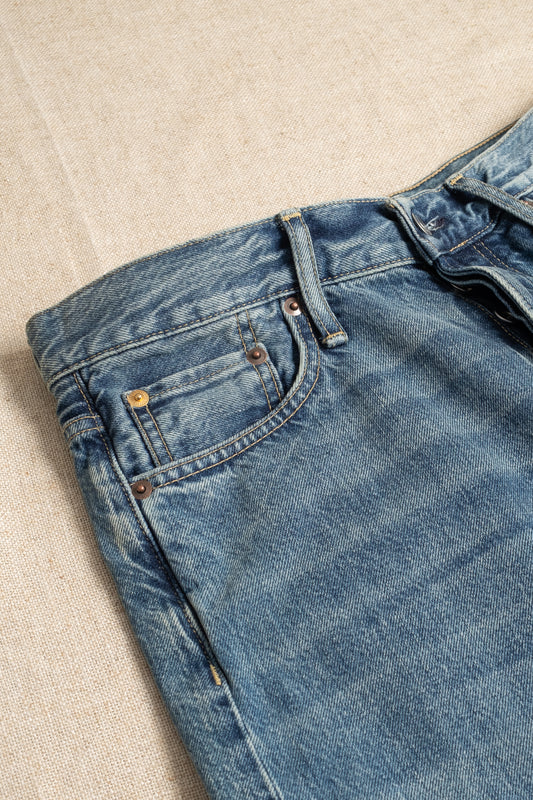 M9 13oz RG Cotton Deep Indigo - Authentic Aged