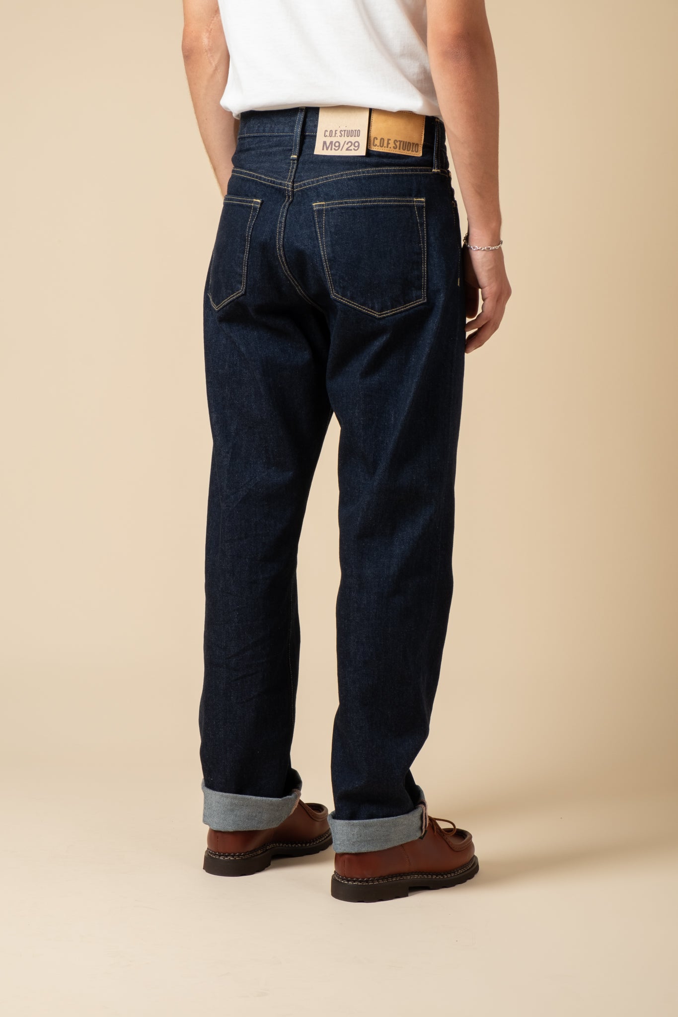 M9 13oz RG Cotton Deep Indigo - Rinsed