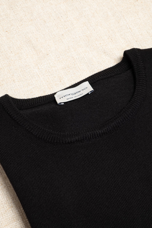 Merino Crewneck - Black
